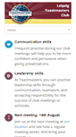 Mobile Screenshot of leipzig-toastmasters.de